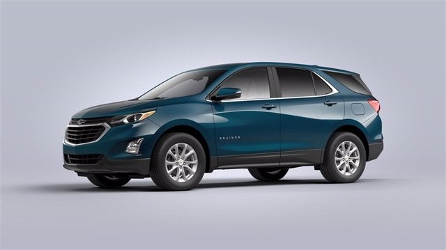 blue 2021 chevy equinox left angle view