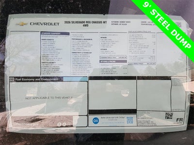 2026 Chevrolet Silverado 3500 HD Chassis Cab Work Truck