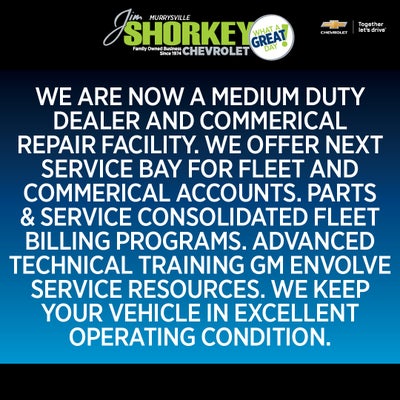 We now service Commercial Vehicles!
